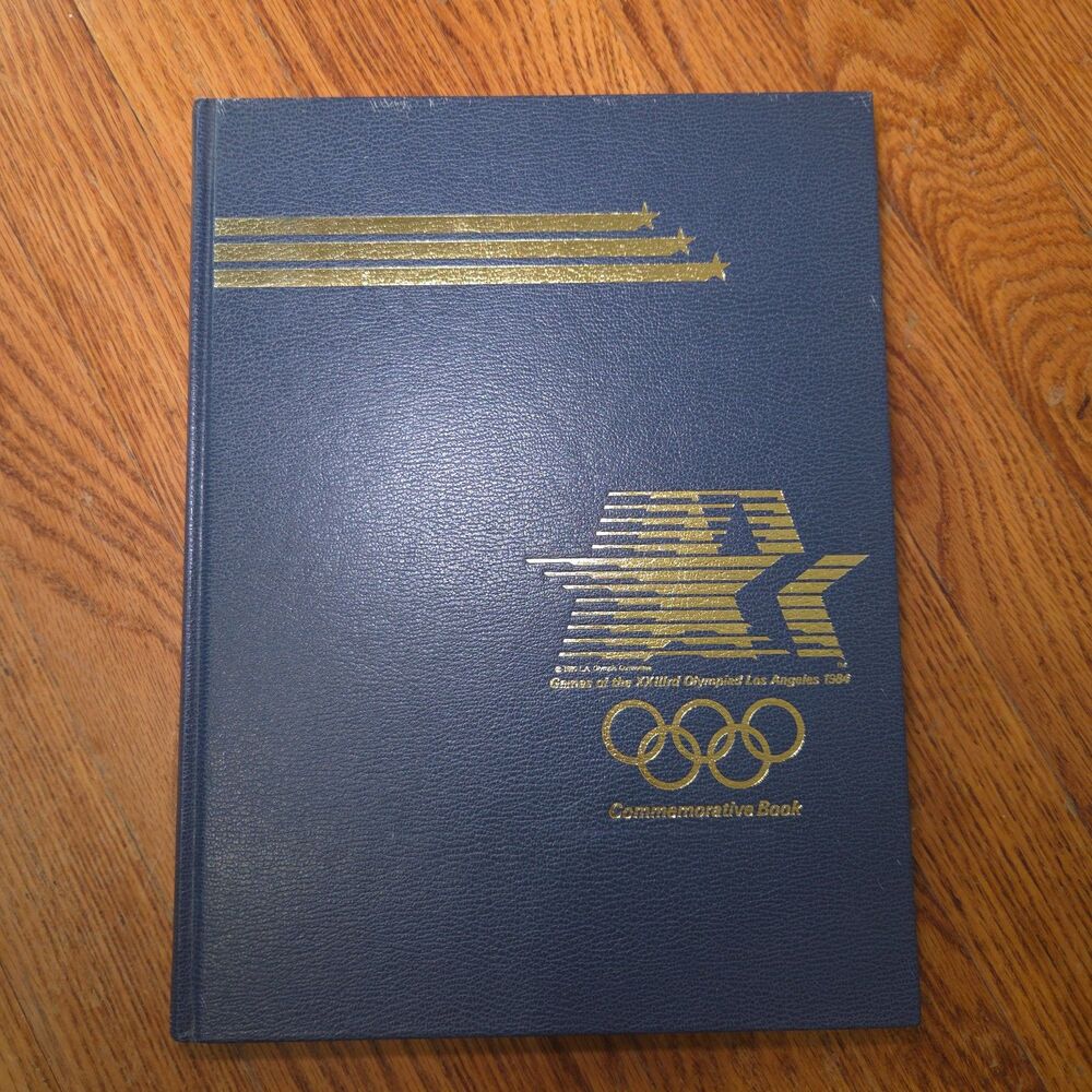 1984 Los Angeles Olympics Commemorative Book XXIII Olympiad PennCorp Hardcover